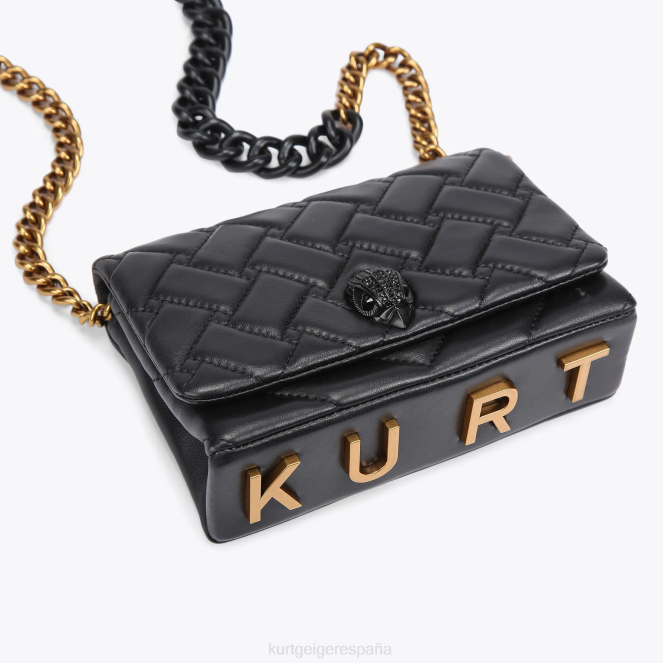 Kurt Geiger mujer mini kensington de londres 2LPR88 | bolsas combinación negra